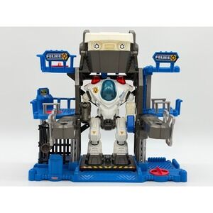 Fisher-Price Imaginext City Police Station Headquarters Mech Robot Suit Toy Set
